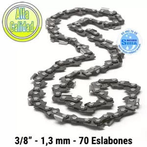 Cadena Motosierra 3/8" 1,3mm 70 ESLABONES | Oferta