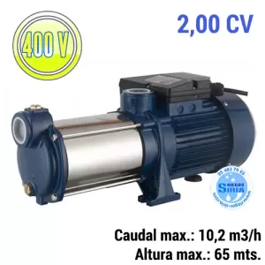 Bomba Centrífuga 2CV 400V | 10m³/h | Alta Presión