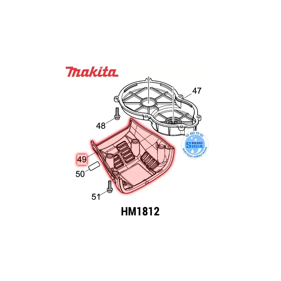 TAPA Lateral Makita HM1812