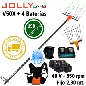 V50X Jolly VAREADOR Olivas 36V con 4 Baterías 18V 9Ah