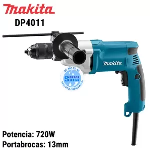 Makita DP4011: Taladro 720W Portabrocas 13mm para Madera y Metal