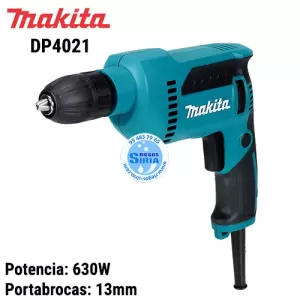 DP4021 Makita: Taladro Profesional 630W Portabrocas 13mm