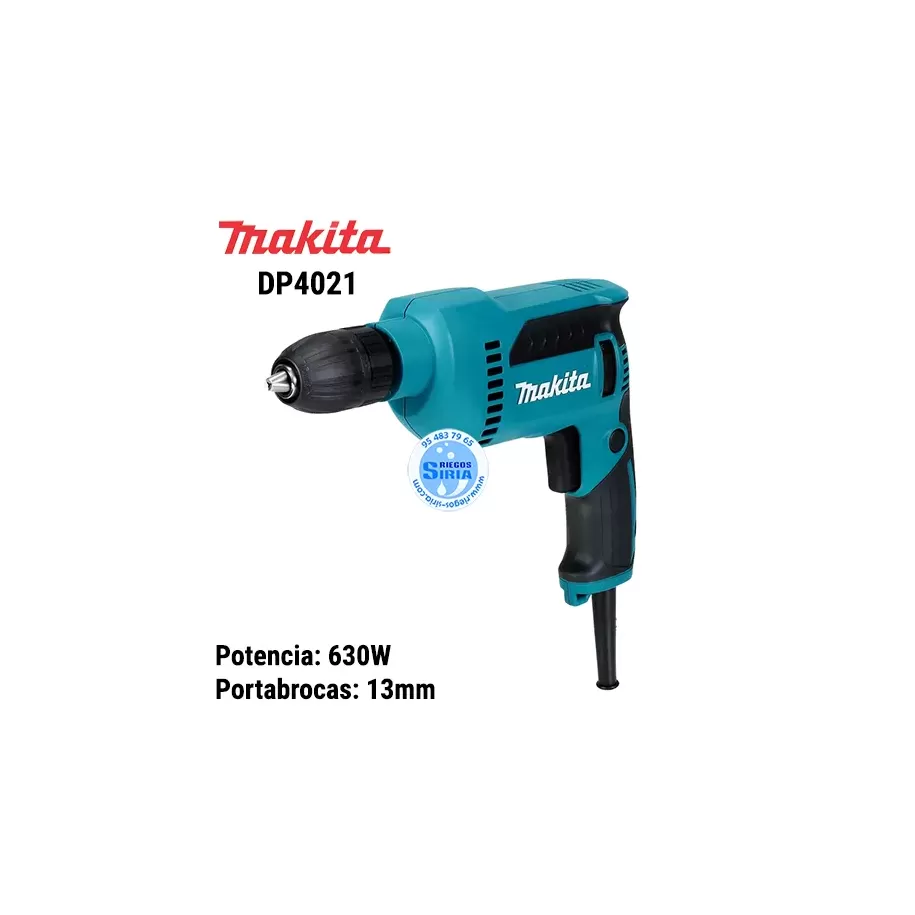 DP4021 Makita: Taladro Profesional 630W Portabrocas 13mm