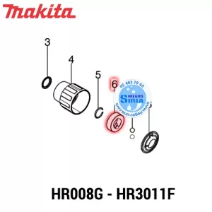 ARANDELA 17 Makita HR008G HR3011FC