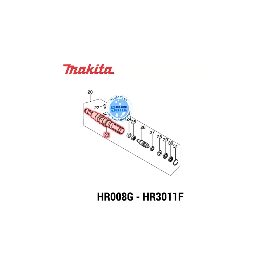 PORTAHERRAMIENTAS Makita HR008G HR3011FC