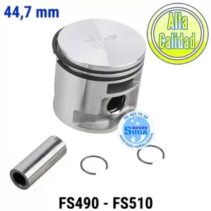 PISTON Completo Desbrozadora Stihl FS490 FS510 44,7mm