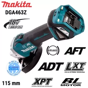 Amoladora Angular Makita DGA463Z 18V - Oferta