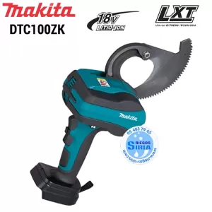 Makita DTC100ZK de 18V LXT: Corta Cables de Aluminio y Cobre