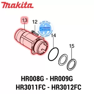 CAÑÓN Makita HR008G HR009G HR3011FC HR3012FC