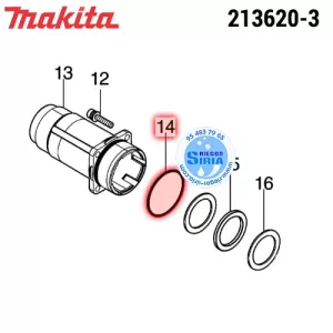 213620-3 JUNTA TÓRICA 46 Original Herramientas Makita