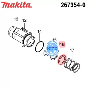 267354-0 ARANDELA PLANA 31 Original Herramientas Makita