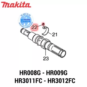 BULÓN UNIÓN 4 Makita HR008G HR009G HR3011FC HR3012FC