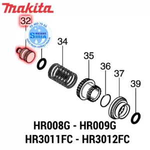 MARTILLO Makita HR008G HR009G HR3011FC HR3012FC