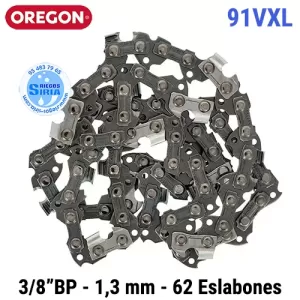 91VXL Oregon CADENA Motosierra 3/8" BP 1,3mm 62 Eslabones