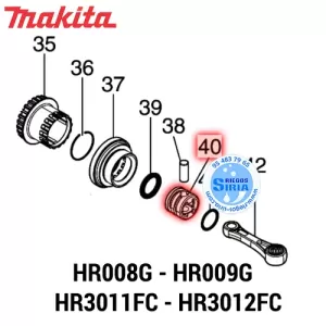 PISTÓN Makita HR008G HR009G HR3011FC HR3012FC