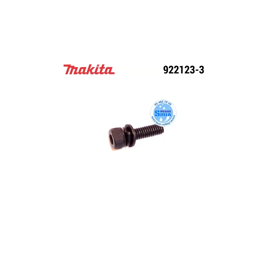 922123-3 TORNILLO Hexagonal M4x14 Original Herramientas Makita