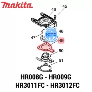 PLACA RODAMIENTO Makita HR008G HR009G HR3011FC HR3012FC