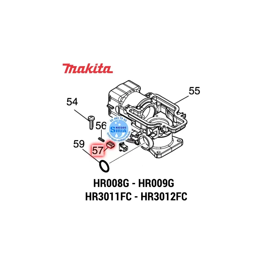 LEVA SELECTOR Makita HR008G HR009G HR3011FC HR3012FC