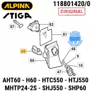 PIPA Bujía AHT60 H60 HTC550 HTJ550 SHJ550 SHP60