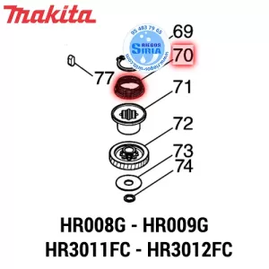 MUELLE 21-26 Makita HR008G HR009G HR3011FC HR3012FC