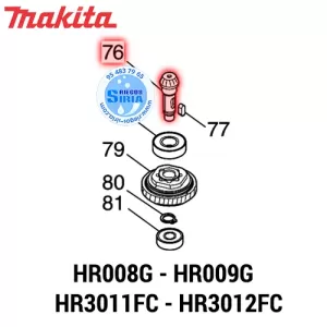 CORONA ESPIRAL 8 Makita HR008G HR009G HR3011FC HR3012FC