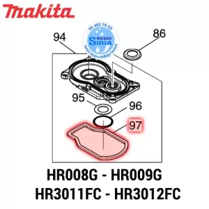 ESPONJA Makita HR008G HR009G HR3011FC HR3012FC