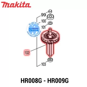 INDUCIDO Makita HR008G HR009G