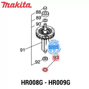 ARANDELA ONDULADA 12 Makita HR008G HR009G