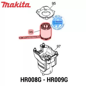 ESTATOR Makita HR008G HR009G