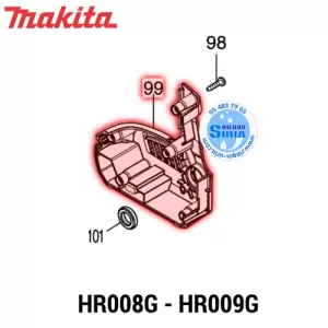 CÁRTER ENGRANAJE Makita HR008G HR009G