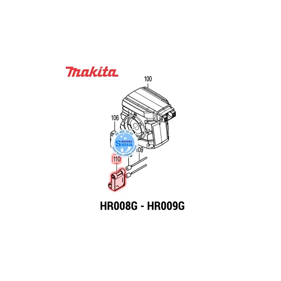 CIRCUITO ELECTRÓNICO Makita HR008G HR009G