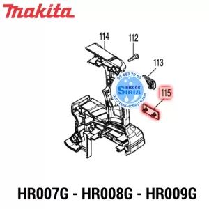 TAPA del CAMBIO Makita HR007G HR008G HR009G