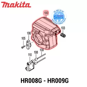 BASE de ASA Makita HR008G HR009G