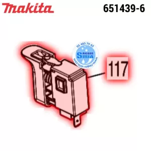 651439-6 INTERRUPTOR Original Herramientas Makita