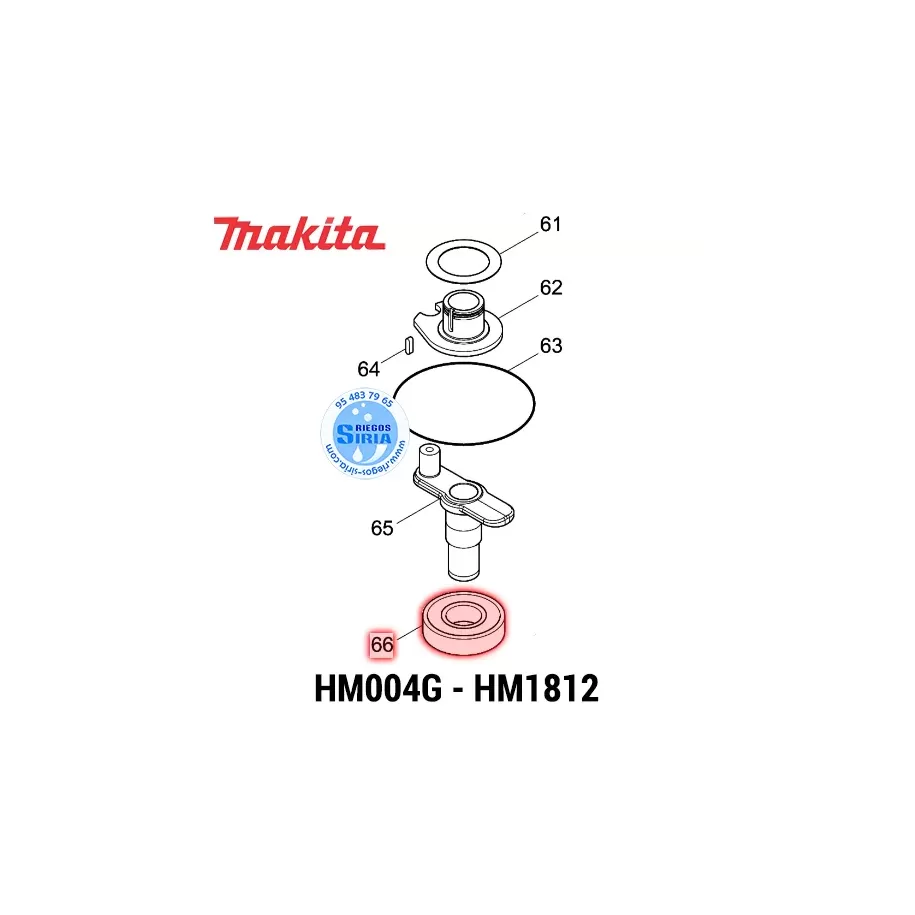 RODAMIENTO 6307LLU Makita HM004G HM1812