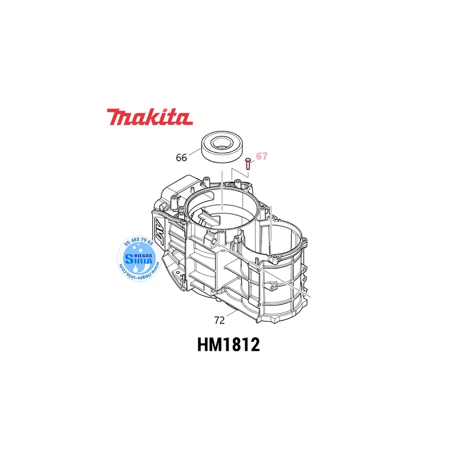 BULÓN 6 Makita HM1812