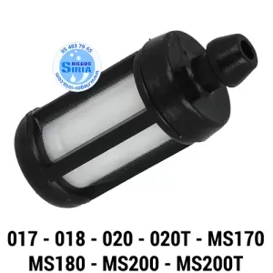 FILTRO de GASOLINA Stihl 017 018 020 MS170 MS180 MS200