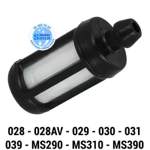 FILTRO Gasolina 028 028AV 029 030 031 039 MS290 MS310 MS390