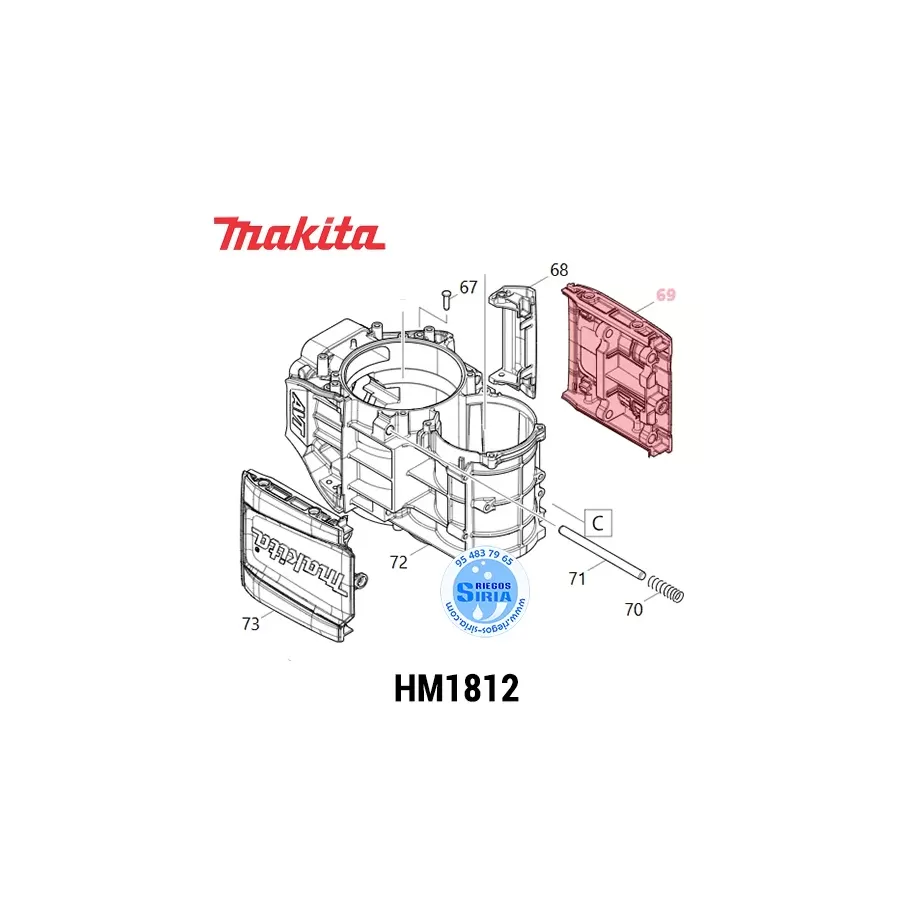 TAPA Makita HM1812