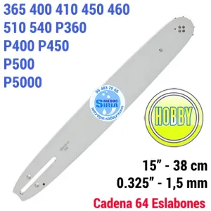 158PXBK095 ESPADA Motosierra PARTNER 0.325" 1,5 mm 38cm