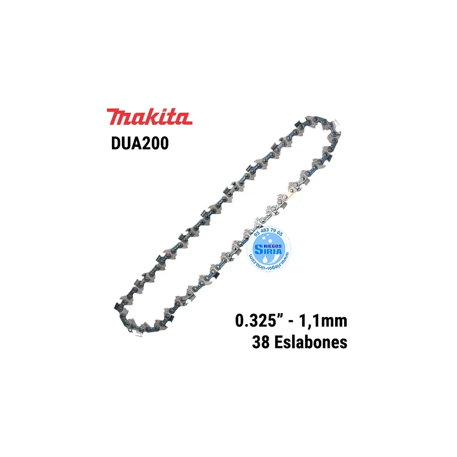 CADENA 0.325" 1,1mm 80TXL 38 Eslabones DUA200Z