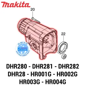 144965-7 CARCASA MOTOR Original Herramientas Makita