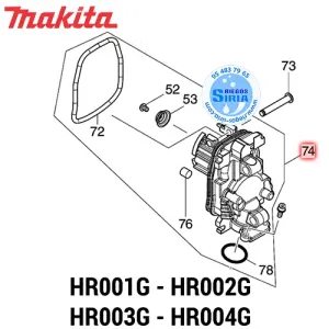 CULATA Makita HR001G HR002G HR003G HR004G