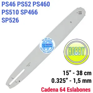 158PXBK095 ESPADA Motosierra STIGA 0.325" 1,5 mm 38cm