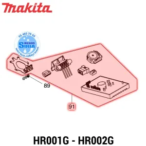 CONTROLADOR Makita HR001G HR002G