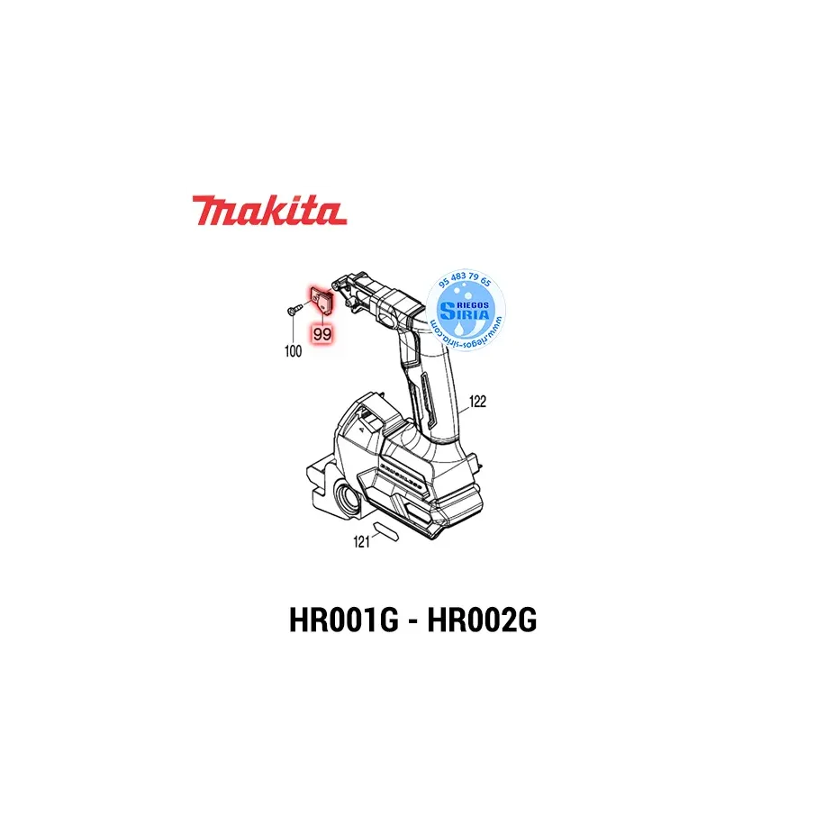 SENSOR CIRCUITO Makita HR001G HR002G