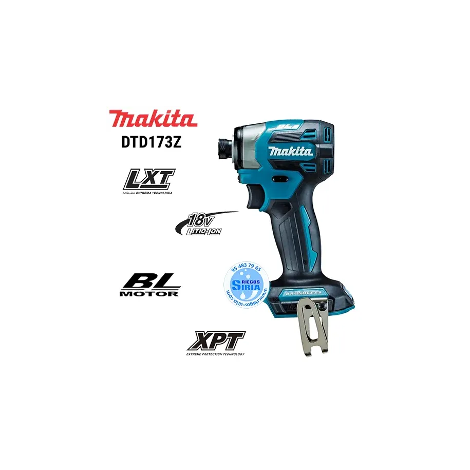 Makita DTD173Z: Motor BL, 180Nm, Diseño Compacto