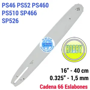 168PXBK095 ESPADA Motosierra STIGA 0.325" 1,5 mm 40cm