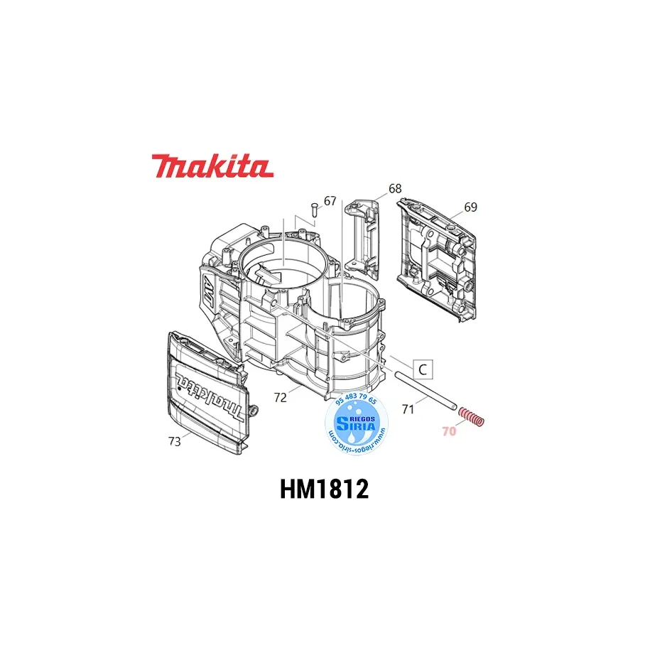 MUELLE 12A Makita HM1812