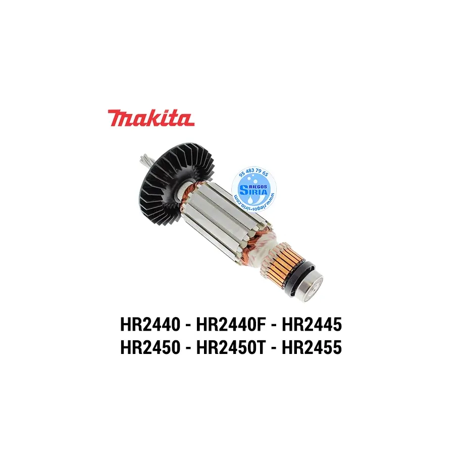 INDUCIDO Makita HR2440 HR2445 HR2450 HR2455